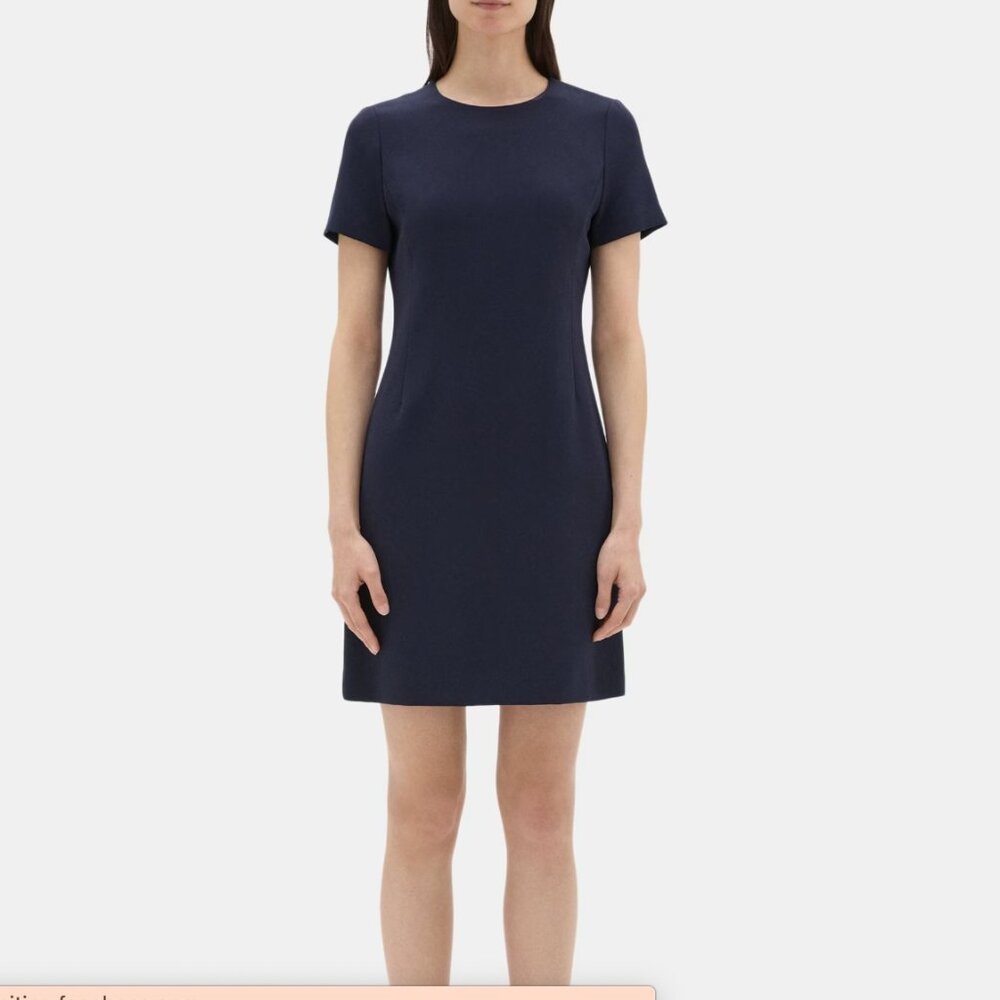 NWOT Theory Sheath Dress Jatinn Navy 2
